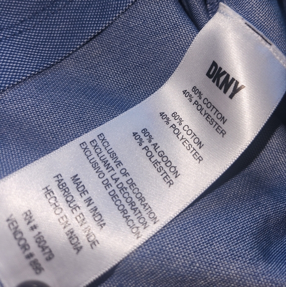 DKNY mens blue polo size medium - Picture 6 of 6